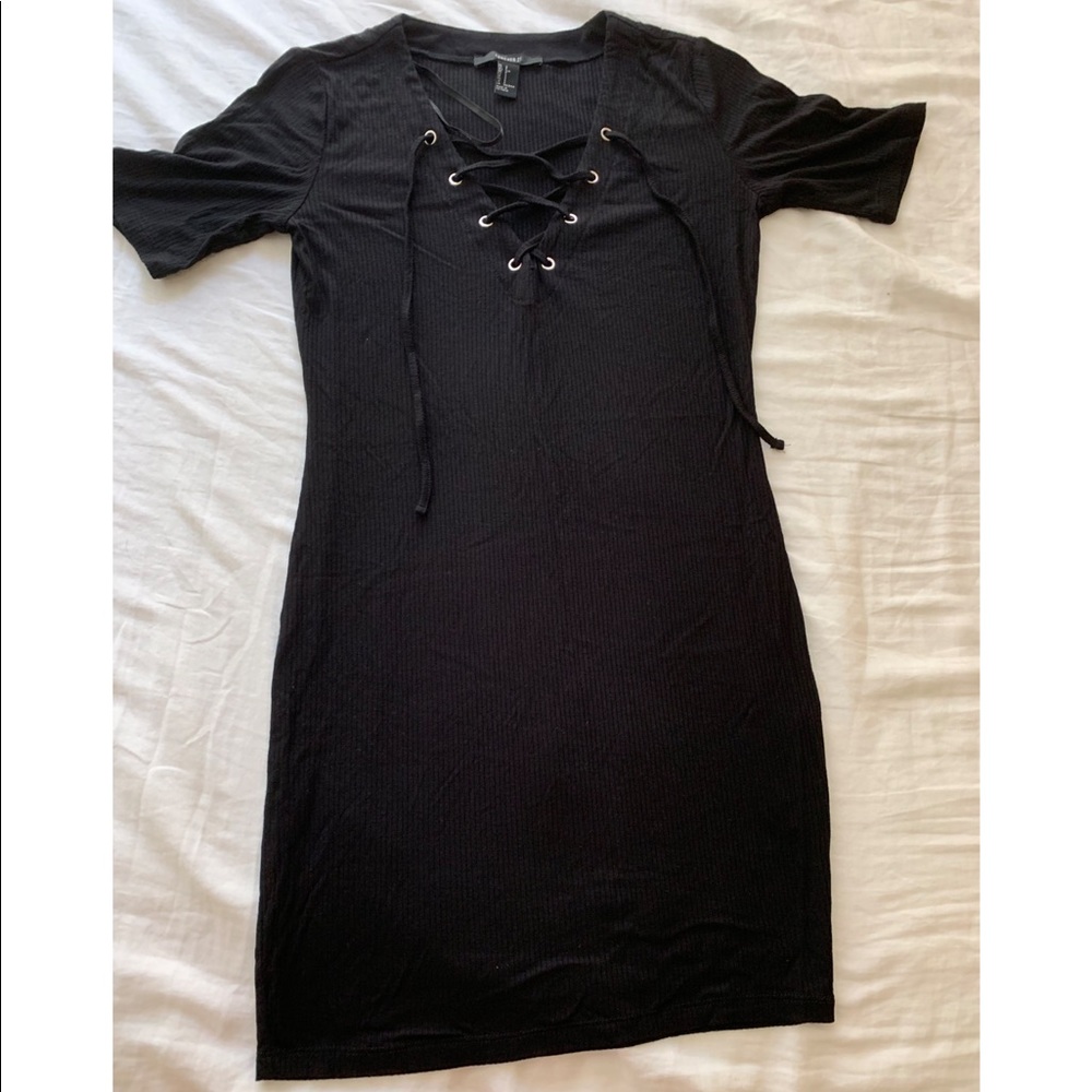 Forever 21 black mini dress
